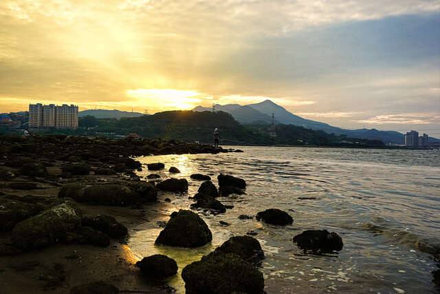 社子島島頭濕地(社子島島頭公園夕照_高讚賢攝)